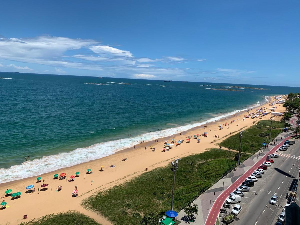 Estiloso E Colorido Na Praia Da Costa - Pe Na Areia - Vaga Vila Velha  Exterior foto